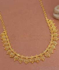 Engagement Wear Hexagon Mesh Gold Necklace For Women NCKN3399 Engagement Wear Hexagon Mesh Gold Necklace For Women NCKN3399