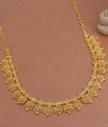 Engagement Wear Hexagon Mesh Gold Necklace For Women NCKN3399 Engagement Wear Hexagon Mesh Gold Necklace For Women NCKN3399