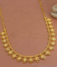 Beautiful Filigree Gold Imitation Necklace At Affordable Price NCKN3400