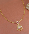Regular Wear One Gram Gold Necklace Impon Pendant NCKN3431 Regular Wear One Gram Gold Necklace Impon Pendant NCKN3431