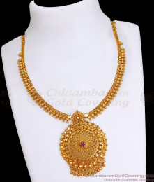 Real Gold Design Necklace Beads Design Wedding Jewelry NCKN3444 Real Gold Design Necklace Beads Design Wedding Jewelry NCKN3444