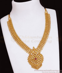 Women Wedding Gold Necklace Mullai Poo Design For Women NCKN3544 Women Wedding Gold Necklace Mullai Poo Design For Women NCKN3544