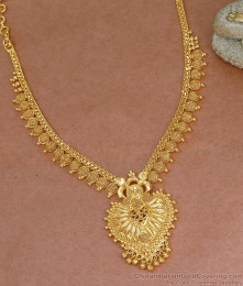 Gold necklace without stones on sale