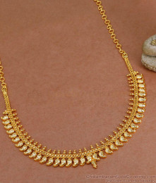 Beautiful Bridal Wear Gold Plated Mango Necklace NCKN3585