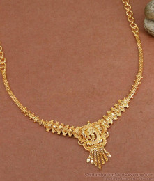 New Model Gold Imitation Designer Necklace Calcutta Pattern NCKN3732