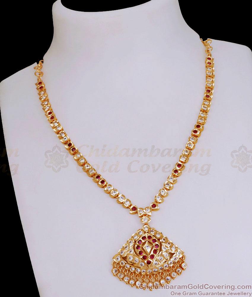 Premium Quality Impon Gati Stone Necklace 5 Metal Jewelry Online NCKN3767 Premium Quality Impon Gati Stone Necklace 5 Metal Jewelry Online NCKN3767