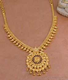 One Gram Gold Micro Plated Necklace Without Stones NCKN3799 One Gram Gold Micro Plated Necklace Without Stones NCKN3799