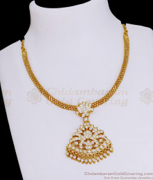 Real Impon Lotus Design Necklace Gati Stone Collection NCKN3803