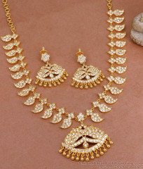 Buy Original Impon Mango Design Necklace Bridal Set Online NCKN3805
