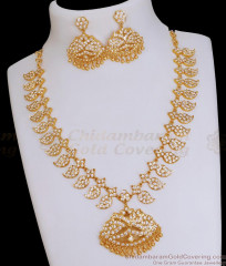 Buy Original Impon Mango Design Necklace Bridal Set Online NCKN3805
