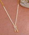 Trendy White Crystals Gold Imitation Necklace Fancy Jewelry For Women NCKN3838 Trendy White Crystals Gold Imitation Necklace Fancy Jewelry For Women NCKN3838