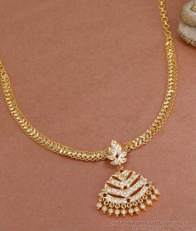Bridal Wear Gold Plated Impon Attigai Design For Women NCKN3852
