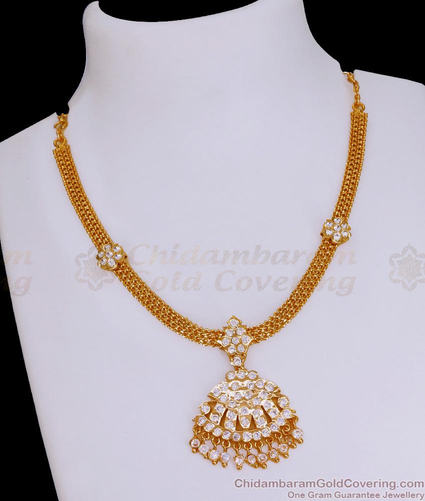 Premium Quality Close Neck Impon Panchaloha Attigai Collections NCKN3855 Premium Quality Close Neck Impon Panchaloha Attigai Collections NCKN3855