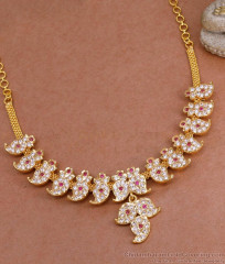 Impon Bridal Design Mango Necklace 5 Metal Panchaloha Jewelry NCKN3856