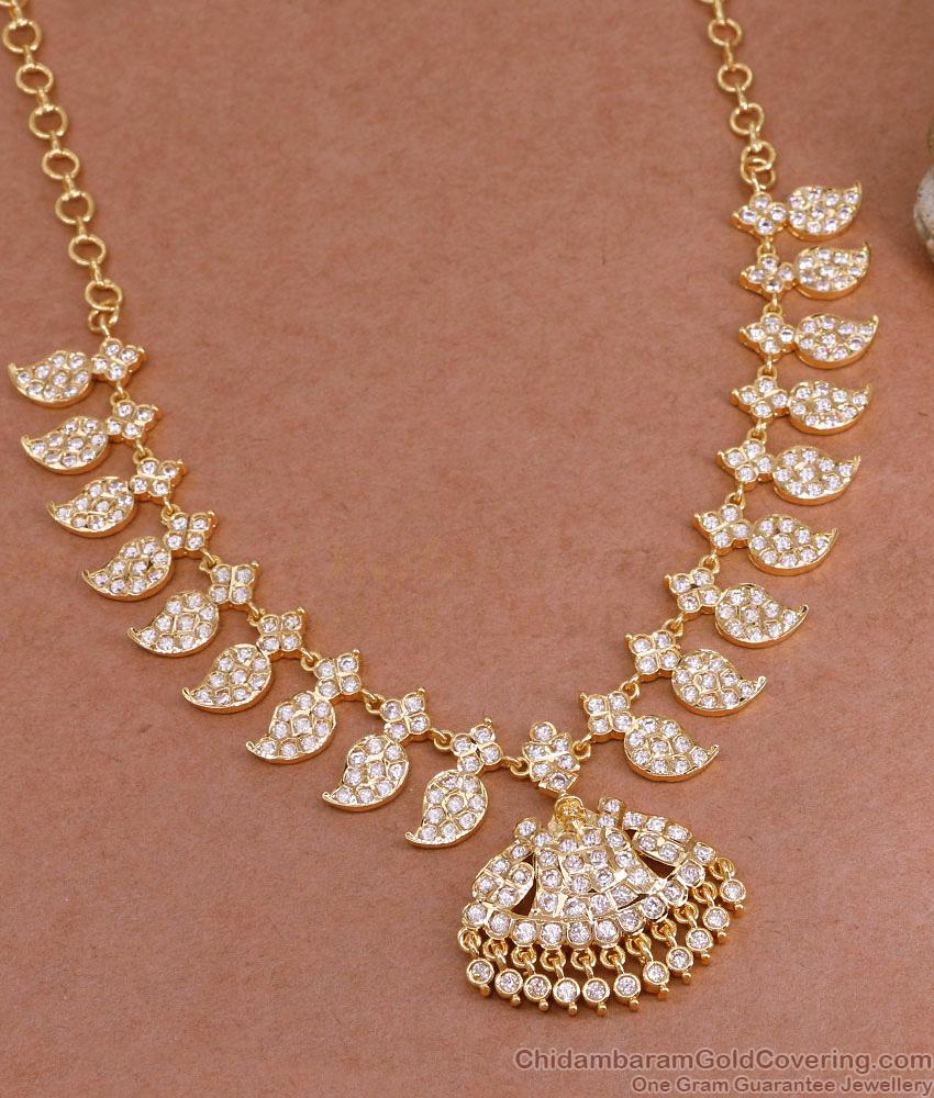 Bridal Lakshmi Design 5 Metal Mango Necklace Design Shop Online NCKN3859 Bridal Lakshmi Design 5 Metal Mango Necklace Design Shop Online NCKN3859