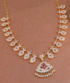 Buy Real Gold Design Impon Necklace Mango Design For Wedding NCKN3860 Buy Real Gold Design Impon Necklace Mango Design For Wedding NCKN3860