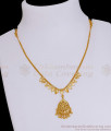 Plain Bridal Wear Real Gold Design Necklace For Women NCKN3863 Plain Bridal Wear Real Gold Design Necklace For Women NCKN3863