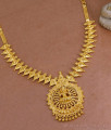 High Quality Micro Gold Plated Necklace Lakshmi Pendant Without Stone NCKN3876