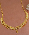 Simple Gold Design Mullaipoo Necklace Wedding Jewelry Online NCKN3879 Simple Gold Design Mullaipoo Necklace Wedding Jewelry Online NCKN3879