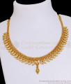 Simple Gold Design Mullaipoo Necklace Wedding Jewelry Online NCKN3879 Simple Gold Design Mullaipoo Necklace Wedding Jewelry Online NCKN3879
