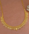 Light Weight Gold Plated Necklace Mullaipoo Design For Women NCKN3880 Light Weight Gold Plated Necklace Mullaipoo Design For Women NCKN3880