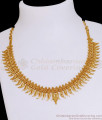 Light Weight Gold Plated Necklace Mullaipoo Design For Women NCKN3880 Light Weight Gold Plated Necklace Mullaipoo Design For Women NCKN3880