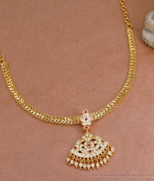 Stylish Impon Gold Design Attigai For Women Wedding NCKN3896