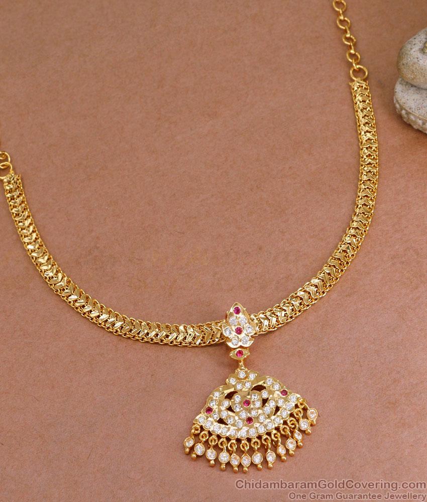 Stylish Impon Gold Design Attigai For Women Wedding NCKN3896 Stylish Impon Gold Design Attigai For Women Wedding NCKN3896