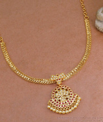 High Quality Close Neck Impon Attigai Design Pearl Jewelry NCKN3901