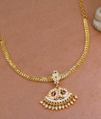 Gold Tone Kerala Bridal Impon Attigai Gati Stone Design Online NCKN3903 Gold Tone Kerala Bridal Impon Attigai Gati Stone Design Online NCKN3903