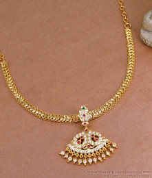 Gold Tone Kerala Bridal Impon Attigai Gati Stone Design Online NCKN3903 Gold Tone Kerala Bridal Impon Attigai Gati Stone Design Online NCKN3903
