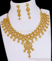 High Quality Dubai Forming Gold Light Weight Bridal Necklace Set 2 Gram Gold Jewelry NCKN3918 High Quality Dubai Forming Gold Light Weight Bridal Necklace Set 2 Gram Gold Jewelry NCKN3918