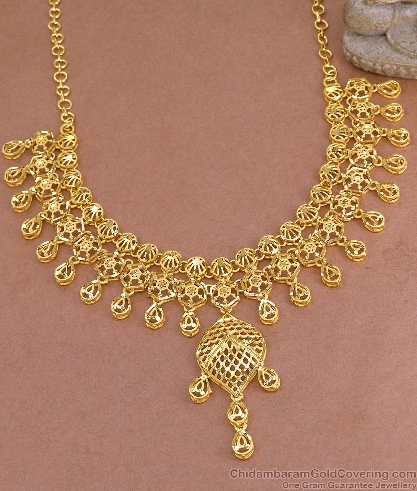 Buy Stylish Forming Gold Necklace Arabic Bridal Jewelry Collection Online NCKN3919 Buy Stylish Forming Gold Necklace Arabic Bridal Jewelry Collection Online NCKN3919