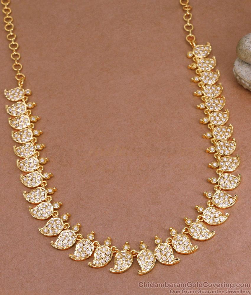 Original Impon Panchaloha Mango Necklace 5 Metal Bridal Jewelry NCKN3938