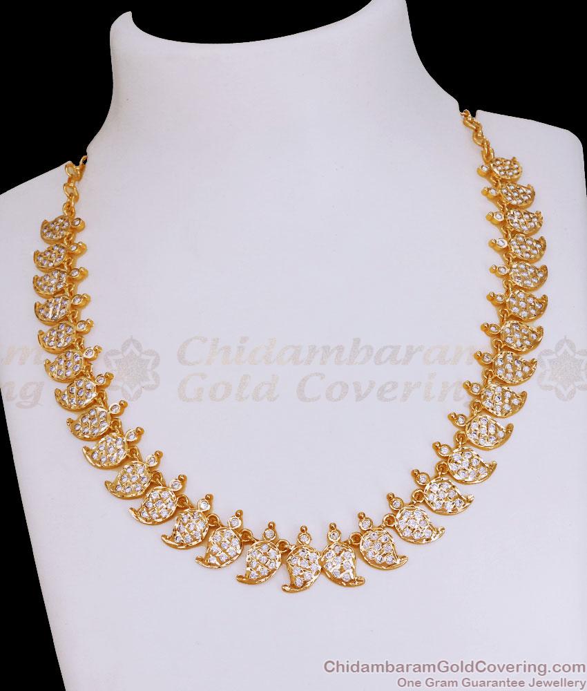 Original Impon Panchaloha Mango Necklace 5 Metal Bridal Jewelry NCKN3938
