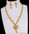 New Arrival Arabic Gold Wedding Necklace Heart Design With Earrings NCKN3944 New Arrival Arabic Gold Wedding Necklace Heart Design With Earrings NCKN3944