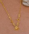 New Arrival Plain Gold Imitation Short Necklace Calcutta Pattern NCKN3955 New Arrival Plain Gold Imitation Short Necklace Calcutta Pattern NCKN3955
