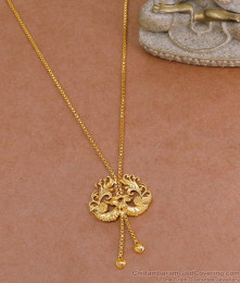 Beautiful Peacock Design Micro Gold Plated Necklace At Affordable Price NCKN3956