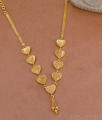 Elegant Heart Design 1 Gram Gold Necklace Bridal Jewelry Online NCKN3957 Elegant Heart Design 1 Gram Gold Necklace Bridal Jewelry Online NCKN3957