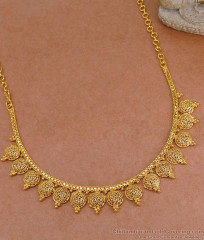 High Quality Round Charms Gold Imitation Necklace For Bridal Wear NCKN3960 High Quality Round Charms Gold Imitation Necklace For Bridal Wear NCKN3960