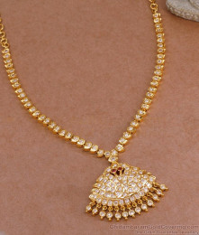 New Model Impon Panchaloha Gold Necklace Peacock Design Online NCKN3976 New Model Impon Panchaloha Gold Necklace Peacock Design Online NCKN3976