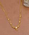 Beautiful White Stone Gold Imitation Short Necklace NCKN3983
