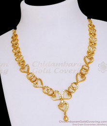 Heart Design Gold Imitation Srilanka Necklace For Wedding NCKN3988 Heart Design Gold Imitation Srilanka Necklace For Wedding NCKN3988