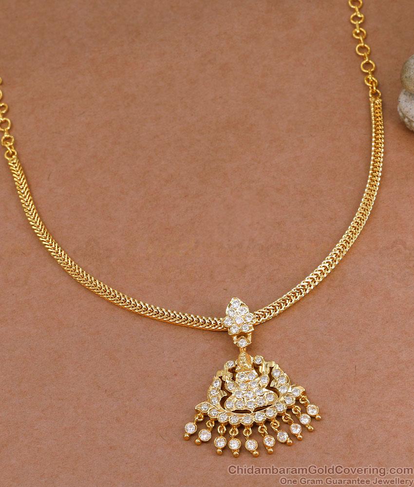 Light Weight Impon Attigai Lakshmi Design For Women Fashion NCKN3998 Light Weight Impon Attigai Lakshmi Design For Women Fashion NCKN3998