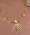 New Arrival Kodi Chain Impon Attigai Stone Necklace Online NCKN4004