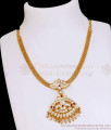Elegant 1 Gram Gold Impon Stone Attigai Necklace For Women NCKN4005