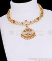 Original Impon Bridal Choker Necklace Design With Gati Stone NCKN4009 Original Impon Bridal Choker Necklace Design With Gati Stone NCKN4009