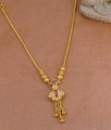 Pure Gold Tone Kodi Chain Design Stone Necklace For Women Fashion NCKN4019