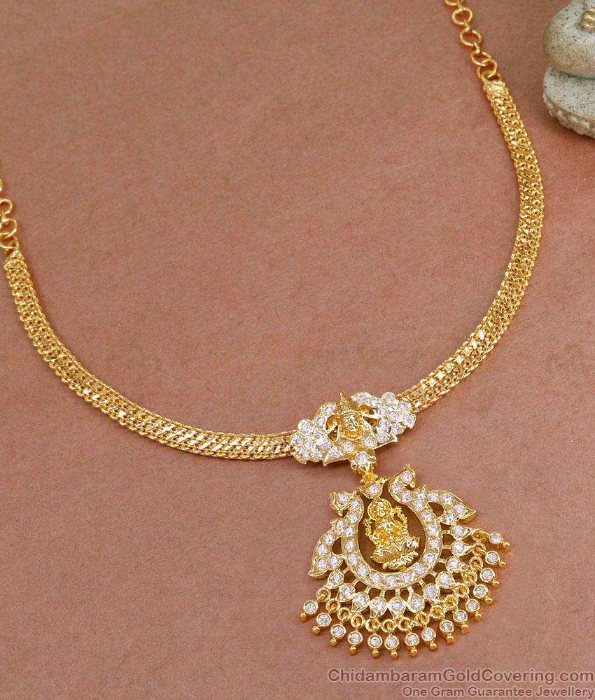 Buy Lakhmi Design Impon Gold Attigai Guaranteed Necklace Design NCKN4035