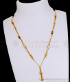 Traditional Red And Black Beads Gold Plated Necklace For Regular Use NCKN4046